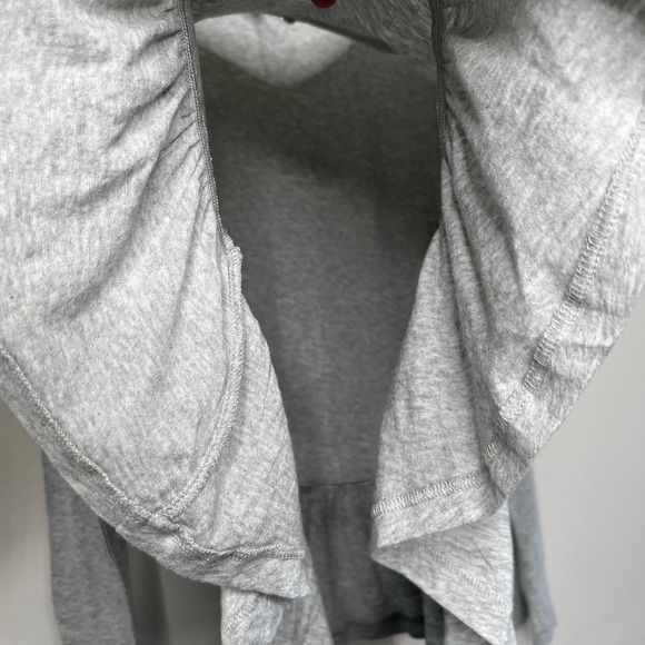 NWT CASLON Nordstrom Womens Gray V Neck Long Sleeve Peplum Basic T Shirt Size L - Picture 10 of 16